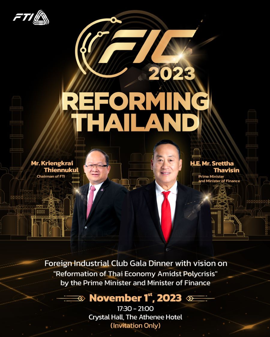 Federation of Thai Industries to Organize Foreign Industrial Club 2023 ...